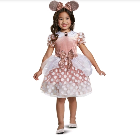 Disguise Other - Minnie Mouse Girls Dress Up Costume Size 3-4 T